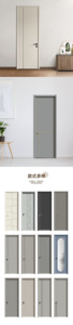 Puerta de MDF Moderna para Interiores, Superficie Acabada, Apertura Manual, Diseño con Aislamiento Acústico - Product Image 5