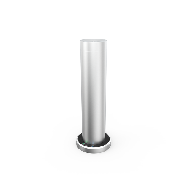 New Design Luxury Smart Hotel Fragrance Oil Tower Aroma Diffuser Waterless Silver Black Cylindrical Scent Diffuser for Home Use