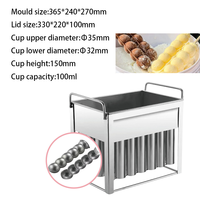 Moule à glace et à bâtonnets glacés style enrobé de sucre Fruit 28