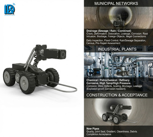 Robot d'inspection des canalisations K20, machine d'inspection des égouts, détecteur de pipeline intelligent, 1 kW, 220 V, garantie 1 an - Product Image 2
