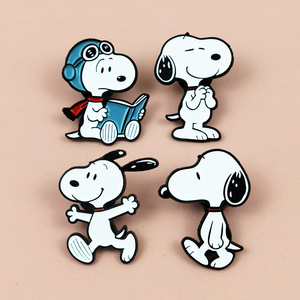 <span class=keywords><strong>WOWEI</strong></span> - Pins de Aleación de Zinc Esmaltados Inspirados en Snoopy, Insignias Vibrantes de Animales de Dibujos Animados - Regalo Coleccionable Duradero y Accesorios para Ropa - Product Image 5