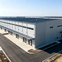 Structure métallique en acier de grande portée Q355B, bâtiment métallique robuste, charpente métallique haute résistance, atelier industriel, entrepôt préfabriqué en acier