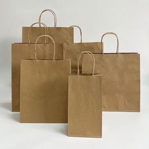 Jewelry Promotion Tote <b>Bag</b> Kraft Paper Thickened Custom <b>Small</b> Batch Gift <b>Bag</b> Offset Printed Business Shopping Use Premium - Product Image 3