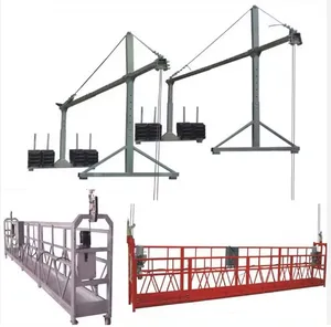 High quality ZLP630 window cleaning wire rope hoist suspended platform suspended gondola