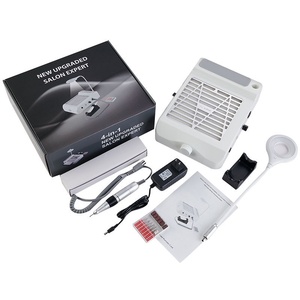 Machine à manucure 4-en-1 80W, perceuse à ongles, aspirateur de poussière, éclairage, équipement de salon de manucure - Product Image 6