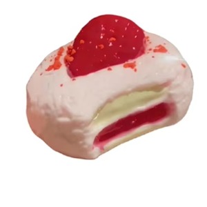 Ultra-Soft Strawberry Milk Cake Cream Explosion Squeeze Fun Realistic Cake <b>Slime</b> Texture Stress Relief <b>Toy</b> - Product Image 1