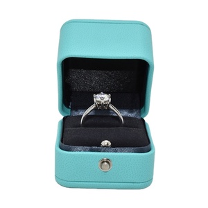 Boîte à bijoux de la même marque et du même modèle, petite boîte à bijoux bleu ciel, possibilité de personnalisation, boîte de rangement pour bijoux - Product Image 1