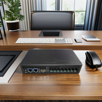 Puerta de enlace VoIP Yunisys con 8 puertos FXS para red IP SOHO y SMB