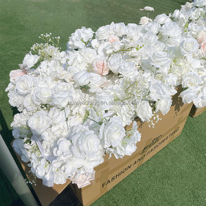 Sunwedding جديد 5d زهرة حرير جدار خلفية الزفاف لوحة الحائط الزخرفية - Product Image 3