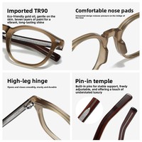 Nouvelles lunettes rétro de style japonais CX 2026, monture TR90, unisexe, design coréen, avec options de verres anti-lumière bleue et de verres neutres