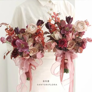 Nastri a Coda di Pesce Stampati all'Ingrosso, Rotoli di Garza per Decorazioni Floreali, Nastri per Matrimoni e Compleanni, per Confezioni Regalo e Bouquet - Product Image 3