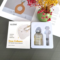 Ampoule faciale au collagène de soie et aux peptides OEM/ODM, sérum liftant intensif pour le visage, pour le raffermissement, le resserrement et l'hydratation contre le vieillissement