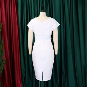 Vestido <span class=keywords><strong>de</strong></span> Moda Africana para Mujer, Último Modelo, Vestido Clásico Informal para Damas - Product Image 3