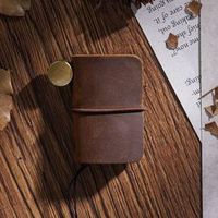 Livre Vintage en cuir, carnet de Notes fait à la main, carnet de voyage mignon, carnet de Notes