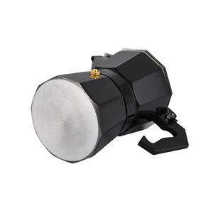 Pot à moka en aluminium de 150ml en gros Machine à expresso de camping de bonne qualité Bouilloire à café d'inspiration italienne pour les amateurs de plein air - Product Image 4