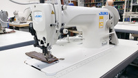 Machine à coudre industrielle JUKI DU-1181N à point noué, simple aiguille, entraînement supérieur et inférieur, avec pied entraîneur