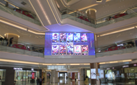 Pantalla LED Transparente para Interiores, 75% de Alta Transparencia, P3.91-7.82, Panel de Vidrio con Perfil de Aluminio Ultrafino HD