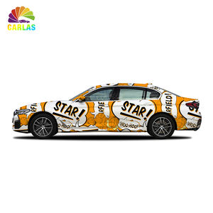 Película de Vinilo para Envolver Vehículos, Película Protectora de PVC para Envolver Vehículos, Película de <span class=keywords><strong>Color</strong></span> Cambiante con Graffiti Automotriz Impresa Personalizada - Product Image 5