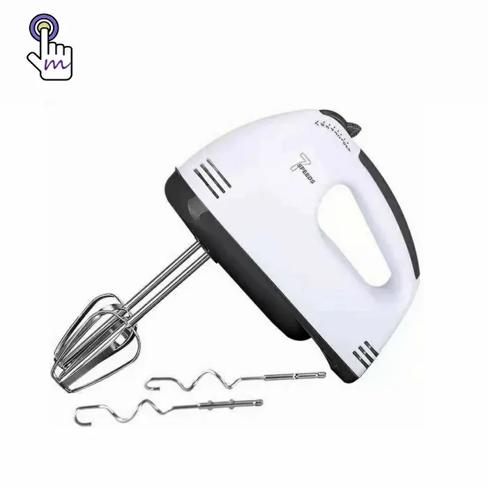 Heiß verkaufter 7-Gang-Handmixer mit Schüssel und Druckknopf, der einen elektrischen Hand mixer auswirft