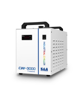 Système de refroidissement par air au laser CO2 Lihua CW3000 CW5000 CW5200, mini-refroidisseur industriel portable S&A refroidi par eau 1 CV 220 V