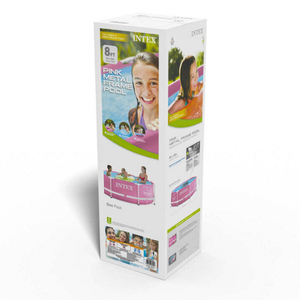 <span class=keywords><strong>Piscina</strong></span> Redonda <span class=keywords><strong>INTEX</strong></span> 28290 de <span class=keywords><strong>244</strong></span>*76cm, Color Rosa, para Exteriores, Venta al por Mayor, para Diversión Familiar, <span class=keywords><strong>Piscina</strong></span> Elevada con Marco de Acero - Product Image 2