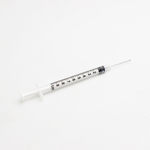 Jeringa médica desechable con aguja, cierre deslizante de plástico, de alta calidad, 1ml, China - Product Image 2