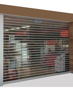 Transparent <span class=keywords><strong>PVC</strong></span> Grille Volet Roulant Portes <span class=keywords><strong>De</strong></span> Sécurité Shopfront Électrique En Plastique Roll Up Swing <span class=keywords><strong>Porte</strong></span> <span class=keywords><strong>De</strong></span> <span class=keywords><strong>Garage</strong></span> Coulissante Prix Usine - Product Image 1