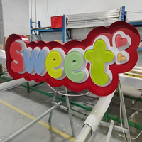 Lettres décoratives murales personnalisées 3D cristal gelée acrylique néon LED pour la maison, le bureau, les entreprises, les magasins, les centres commerciaux, les parcs et les voitures.