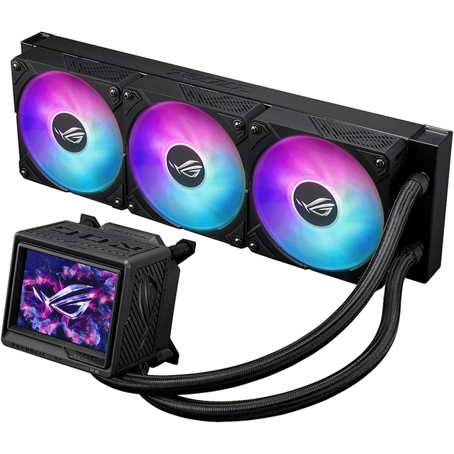 ROG RYUYJIN III 360 ARGB EXTREME All-in-one AIO CPU Liquid Cooler, AMD R9000 & Intel Core Ultra Ready, Asetek Gen8 V2 Pump