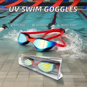 Lunettes de <span class=keywords><strong>natation</strong></span> personnalisées résistantes aux UV pour adultes Lentilles étanches en PC Joint en silicone anti-buée Lunettes de <span class=keywords><strong>natation</strong></span> pour <span class=keywords><strong>triathlon</strong></span> - Product Image 5