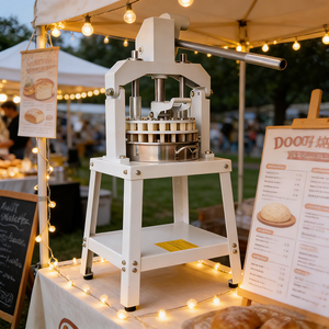 Divisora y Cortadora Manual <span class=keywords><strong>de</strong></span> Masa, Máquina Manual para Prensar Masa <span class=keywords><strong>de</strong></span> Pan, Pizza y Bollos, 36 Piezas - Product Image 5