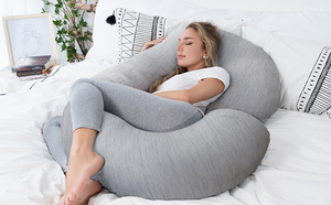 Almohada de Maternidad en Forma de C, Ultra Suave y Transpirable, Almohadas de Soporte para Embarazadas con Funda Extraíble y Lavable - Product Image 4