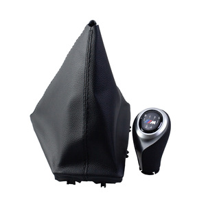 Car <b>Gear</b> <b>Knob</b> Leather 5 Speed 6 Speed Set For Bmw 3 Series F30 Ergonomic Design - Product Image 3