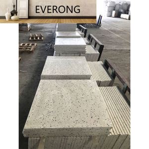 30X30 <span class=keywords><strong>pas</strong></span> <span class=keywords><strong>cher</strong></span> en gros <span class=keywords><strong>ciment</strong></span> gris porcelaine terrazzo sol préfabriqué <span class=keywords><strong>dalle</strong></span> de céramique carrelage de restaurant - Product Image 4