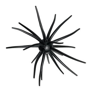 Señuelo transfronterizo nuevo de erizo de mar biónico de acero inoxidable, cebo de TPE, bola de erizo de mar Black Pit, cebo blando flotante en caja. - Product Image 1