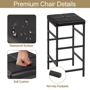 Cucina moderna tavolo da pranzo sedie in metallo legno tavolo da <span class=keywords><strong>Bar</strong></span> Set mobili per la casa minimalista 1 pezzo di ferro scatola di cartone rimovibile - Product Image 5