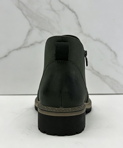 Botines Cortos <span class=keywords><strong>de</strong></span> PU con Suela Gruesa y Cierre <span class=keywords><strong>de</strong></span> Cremallera, Diseño <span class=keywords><strong>de</strong></span> Color Sólido en la Parte Superior, Botines Cortos <span class=keywords><strong>de</strong></span> <span class=keywords><strong>Mujer</strong></span> <span class=keywords><strong>de</strong></span> Corte Recto <span class=keywords><strong>de</strong></span> Fábrica - Product Image 2