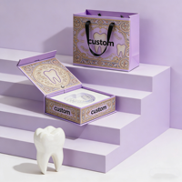 Boîte d'emballage personnalisée en carton rigide magnétique pour appareil orthodontique dentaire
