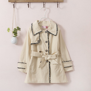 Produits les plus vendus en Chine pour les nouvelles conceptions de manteaux : Manteau long classique pour filles - Product Image 1