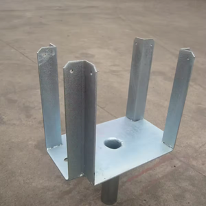 Accessoires d'entretoises réglables en acier galvanisé d'occasion, tête en U, pour la construction industrielle extérieure - Product Image 6