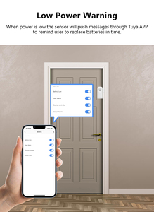 Tuya wifi thông minh cảm biến đa chức năng PIR chuyển động và cửa mở hoặc đóng Máy dò 2in1 Smartlife ứng dụng làm việc với Alexa Google nhà - Product Image 6