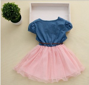 Vestidos de Moda para Niñas, Vestido de Tul con Encaje, Venta al por Mayor - Product Image 3
