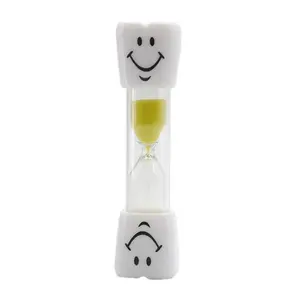 180 Giây Smile Sandglass Đánh Răng Đồng Hồ Cát Trẻ Em Bàn Chải Đánh Răng Hẹn Giờ