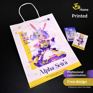 ถุ<span class=keywords><strong>ง</strong></span>กระดาษสีขาวพิมพ์ลายการ์ตูนอนิเมะน่ารักแบบกำหนดเอ<span class=keywords><strong>ง</strong></span> พร้อมหูหิ้วแบบยาว พิมพ์ออฟเซ็ต คุณภาพสู<span class=keywords><strong>ง</strong></span> - Product Image 2