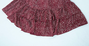 di Fabbrica di Modo del Pannello Esterno Irregolare Balza Hem Bianco del Puntino di Polka Rosso Pannello Esterno <span class=keywords><strong>della</strong></span> Donna - Product Image 5