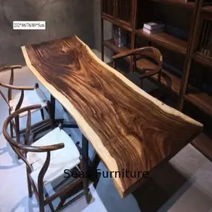 Vendita di fabbrica vendita diretta in fabbrica pressa idraulica da tavolo con bordo vivo naturale con prezzo all'ingrosso 100% legno massello
