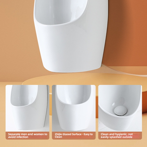 Vente en gros, urinoir mural en céramique Wc toilette hommes salle de bain urinoir mural sans eau pour hommes - Product Image 3
