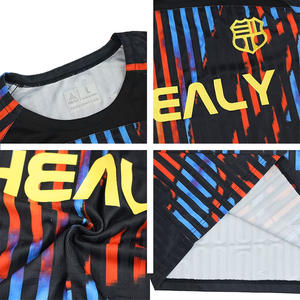 Camisa de Treino Retro para Uniforme de Time de Futebol, Roupas Esportivas Masculinas, Camisa de Futebol Personalizada Retro - Product Image 3