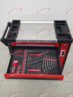 Chariot à outils métallique robuste CE 420 pièces à 7 tiroirs pour atelier, garage, armoire à outils, chariot, coffre, autres ensembles d'outils à main, boîte