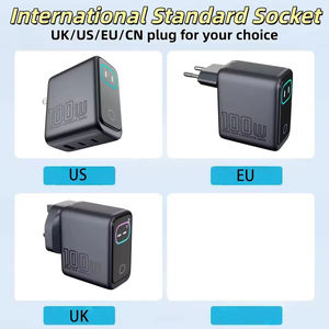 Cargador GaN de 100W con 3 Puertos USB C PD 3.1 PPS, Adaptador de Carga Rápida para Macbook, Laptop, iPhone 17, 16, 15 Pro Max, Tablet - Product Image 2